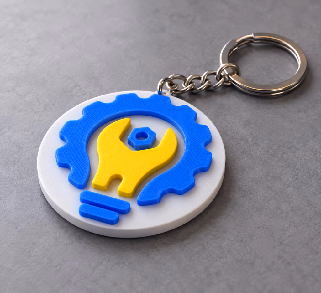 3D-друкований NFC-брелок "Механіка по-українськи"