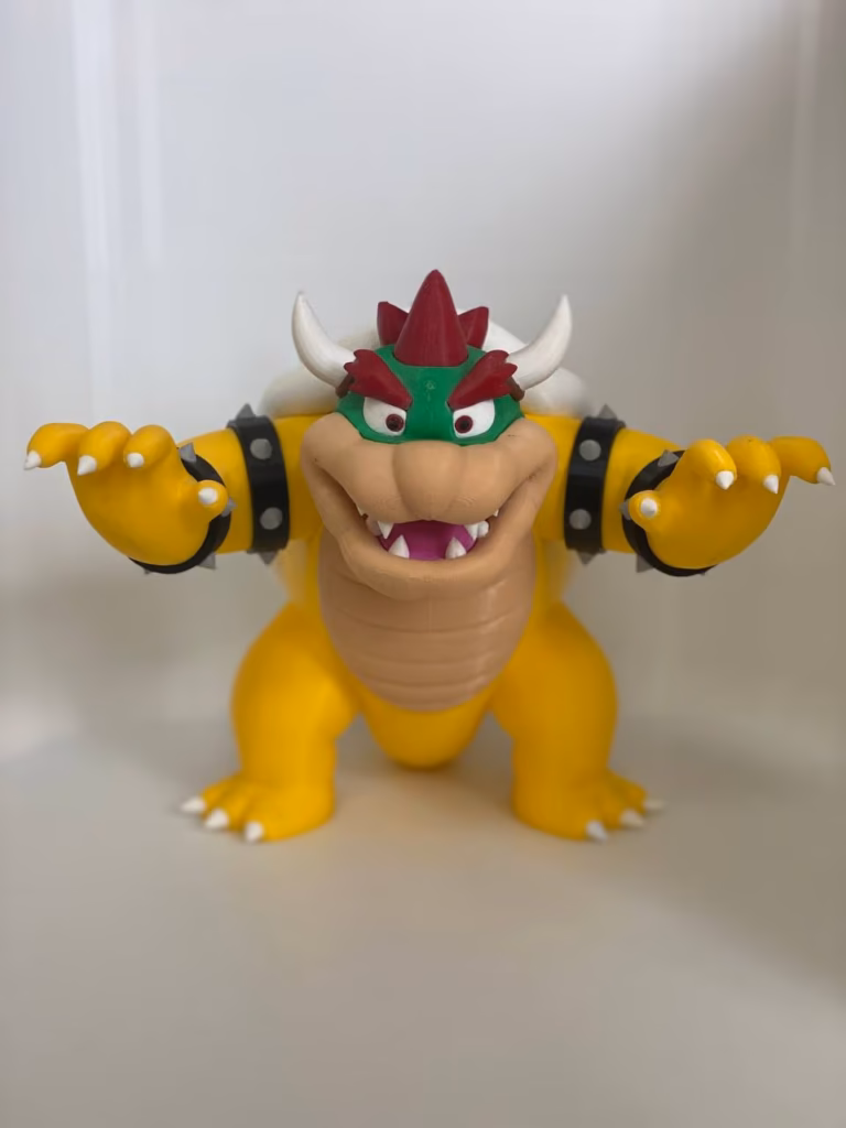 3D-друкована фігурка Боузер, вигляд спереду