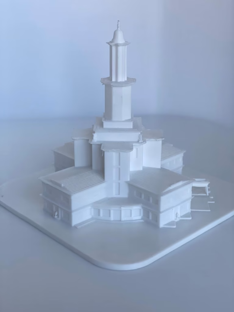 3D-модель Ратуші, вигляд спереду