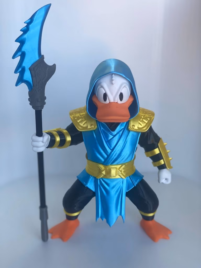 3D-друкована фігурка Дак Дак х Саб-Зіро, вигляд спереду