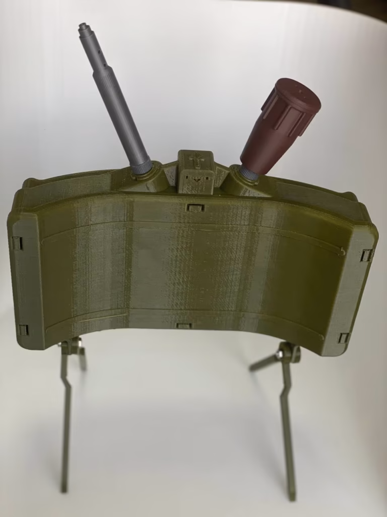 Макет міни МОН-50, вигляд ззаду